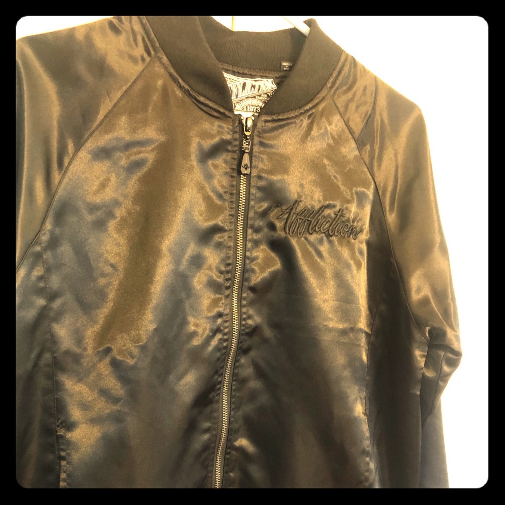 AFFLICTION Satin Jacket
